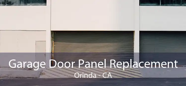 Garage Door Panel Replacement Orinda - CA