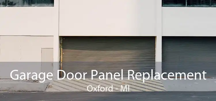 Garage Door Panel Replacement Oxford - MI