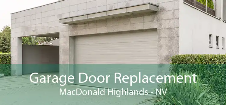 Garage Door Replacement MacDonald Highlands - NV