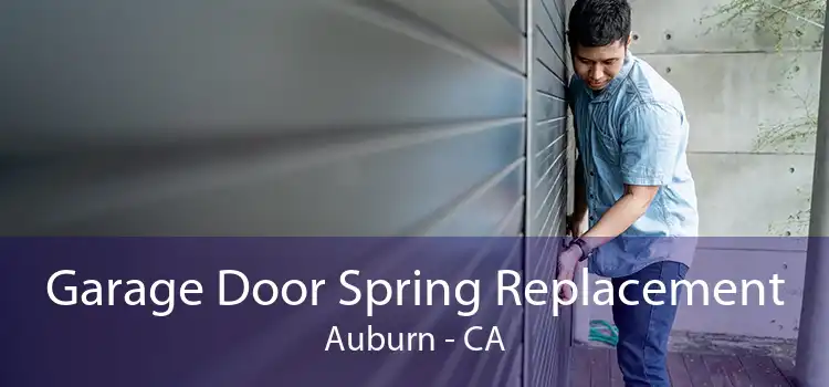 Garage Door Spring Replacement Auburn - CA