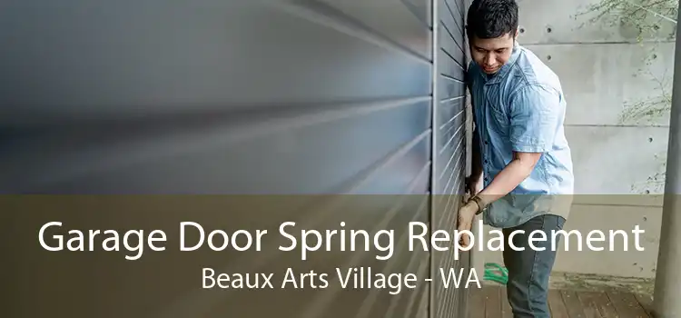 Garage Door Spring Replacement Beaux Arts Village - WA