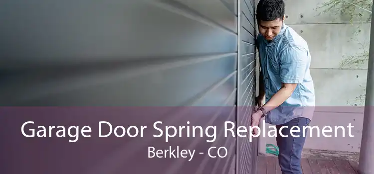 Garage Door Spring Replacement Berkley - CO