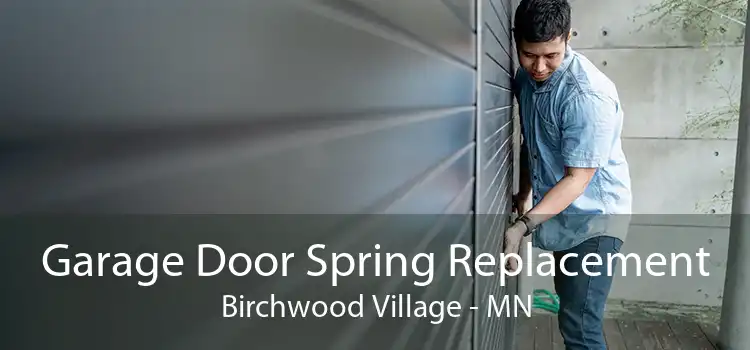 Garage Door Spring Replacement Birchwood Village - MN