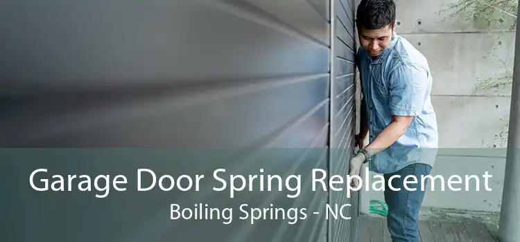 Garage Door Spring Replacement Boiling Springs - NC