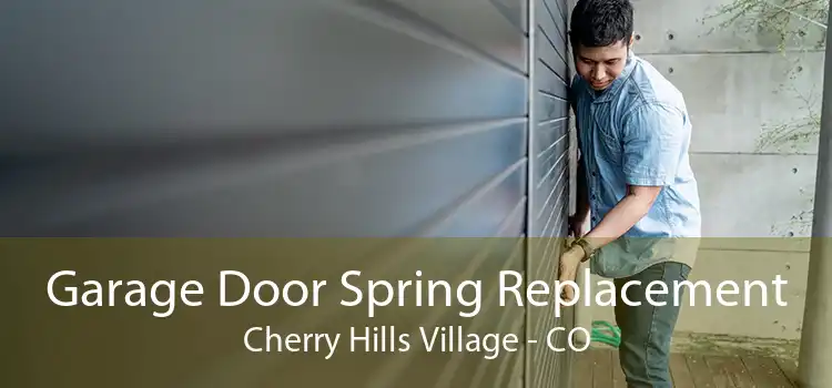 Garage Door Spring Replacement Cherry Hills Village - CO