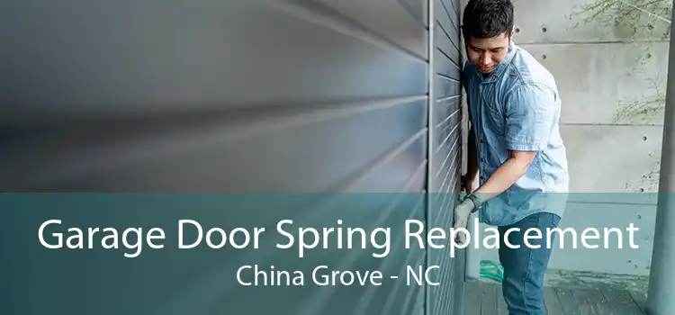 Garage Door Spring Replacement China Grove - NC