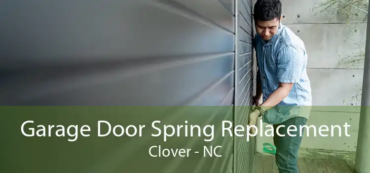 Garage Door Spring Replacement Clover - NC