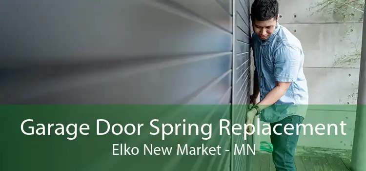 Garage Door Spring Replacement Elko New Market - MN