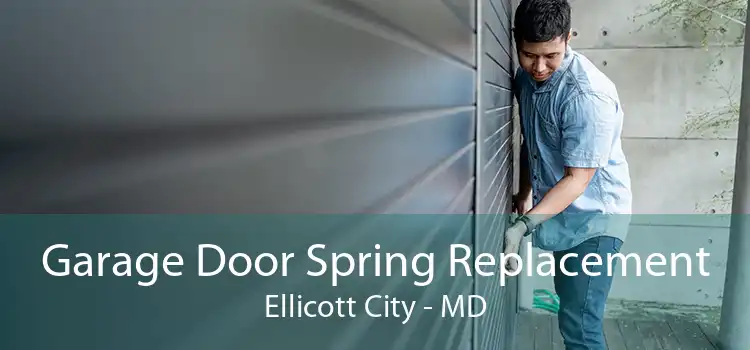 Garage Door Spring Replacement Ellicott City - MD