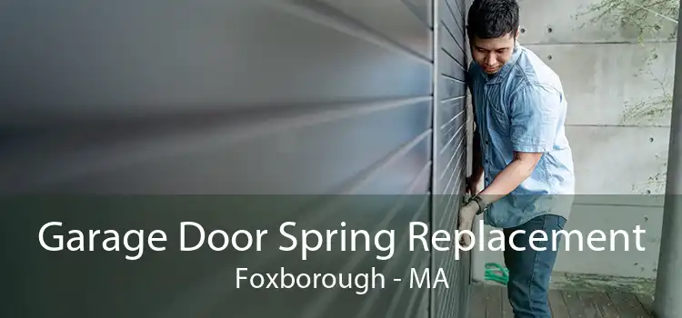 Garage Door Spring Replacement Foxborough - MA