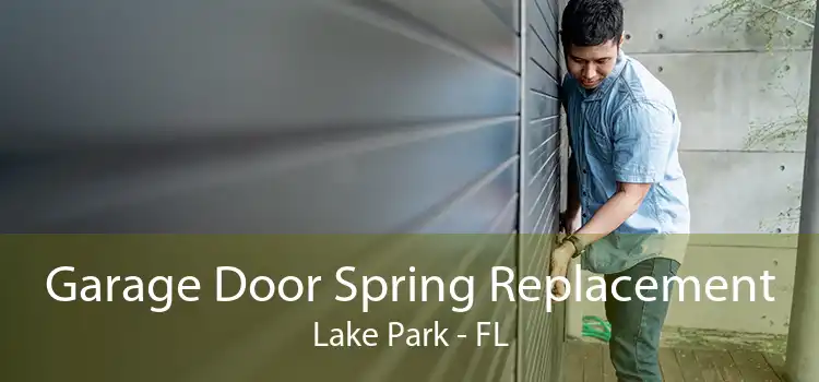 Garage Door Spring Replacement Lake Park - FL