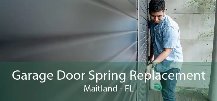 Garage Door Spring Replacement Maitland - FL