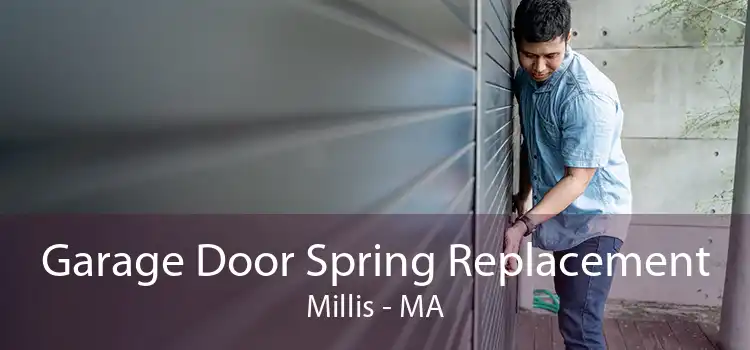 Garage Door Spring Replacement Millis - MA