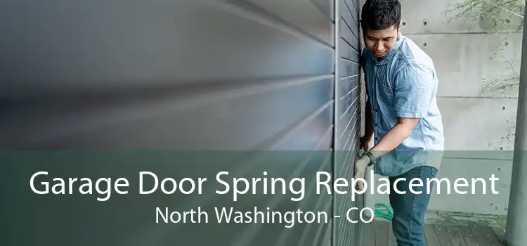 Garage Door Spring Replacement North Washington - CO