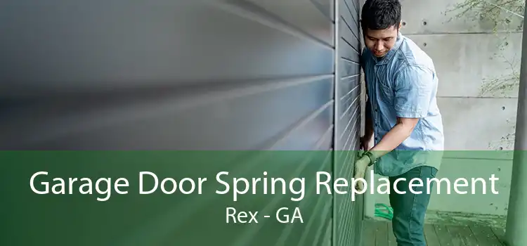 Garage Door Spring Replacement Rex - GA