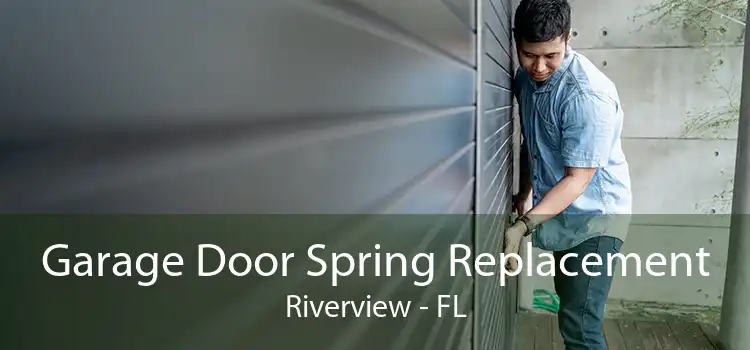 Garage Door Spring Replacement Riverview - FL