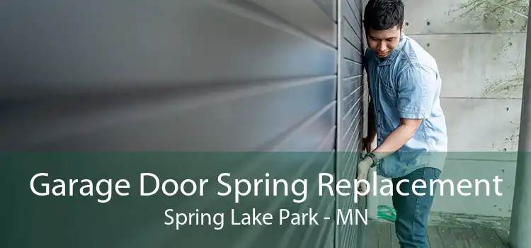 Garage Door Spring Replacement Spring Lake Park - MN