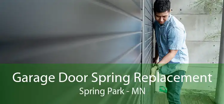 Garage Door Spring Replacement Spring Park - MN