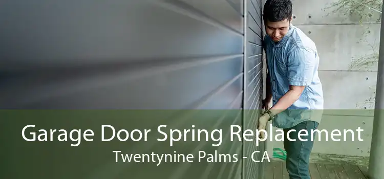 Garage Door Spring Replacement Twentynine Palms - CA