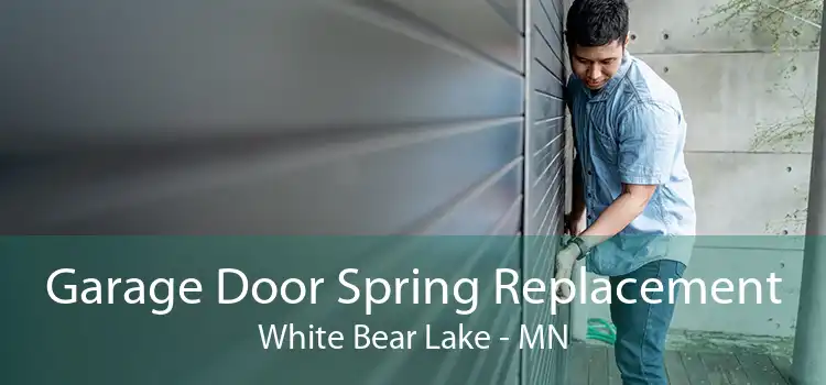 Garage Door Spring Replacement White Bear Lake - MN
